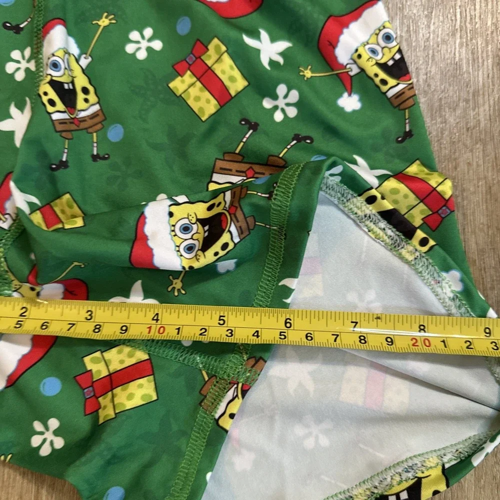 SpongeBob SquarePants Men's‎ Holiday Santa Boxer Brief Stretch Size Large NEW